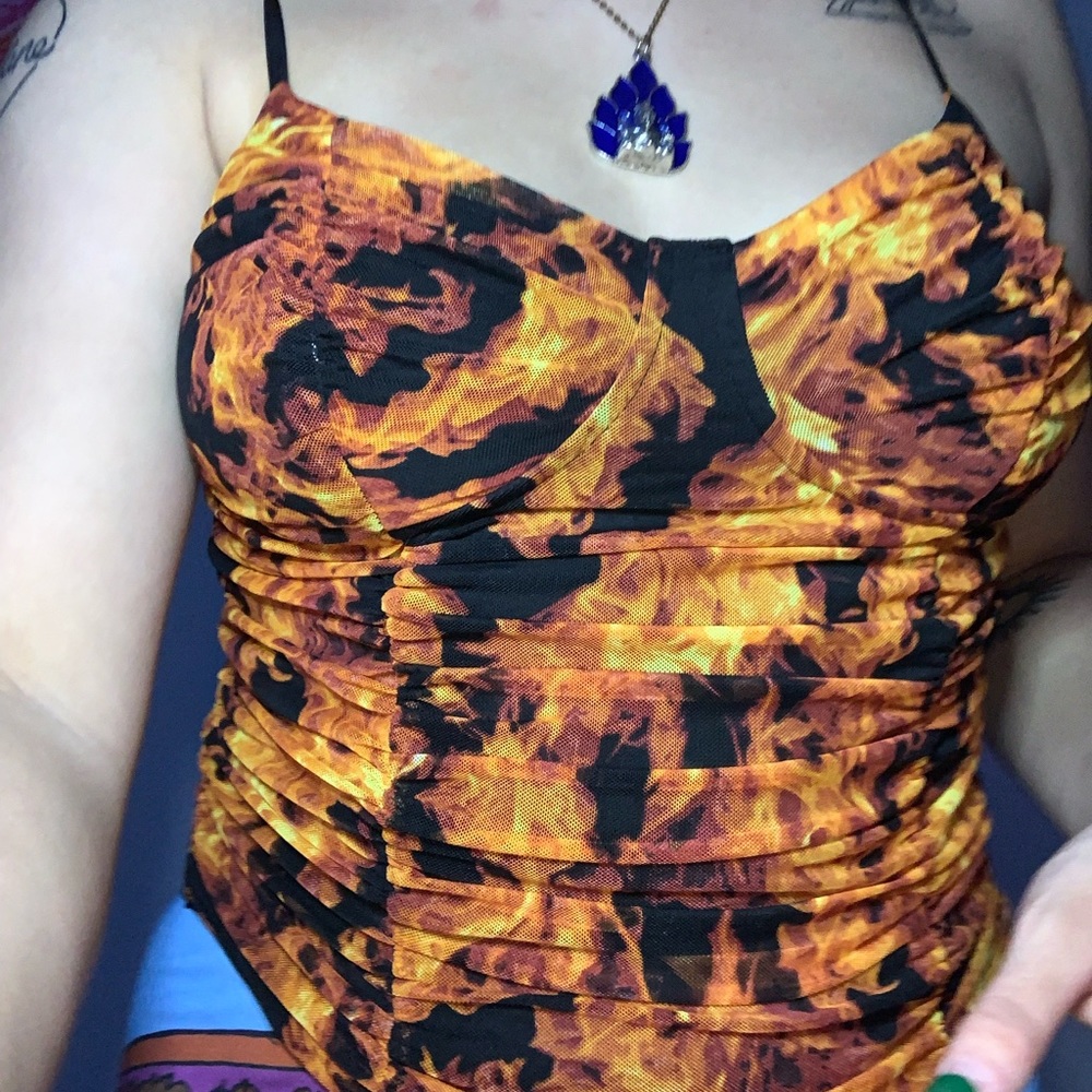 Fire Crop Top